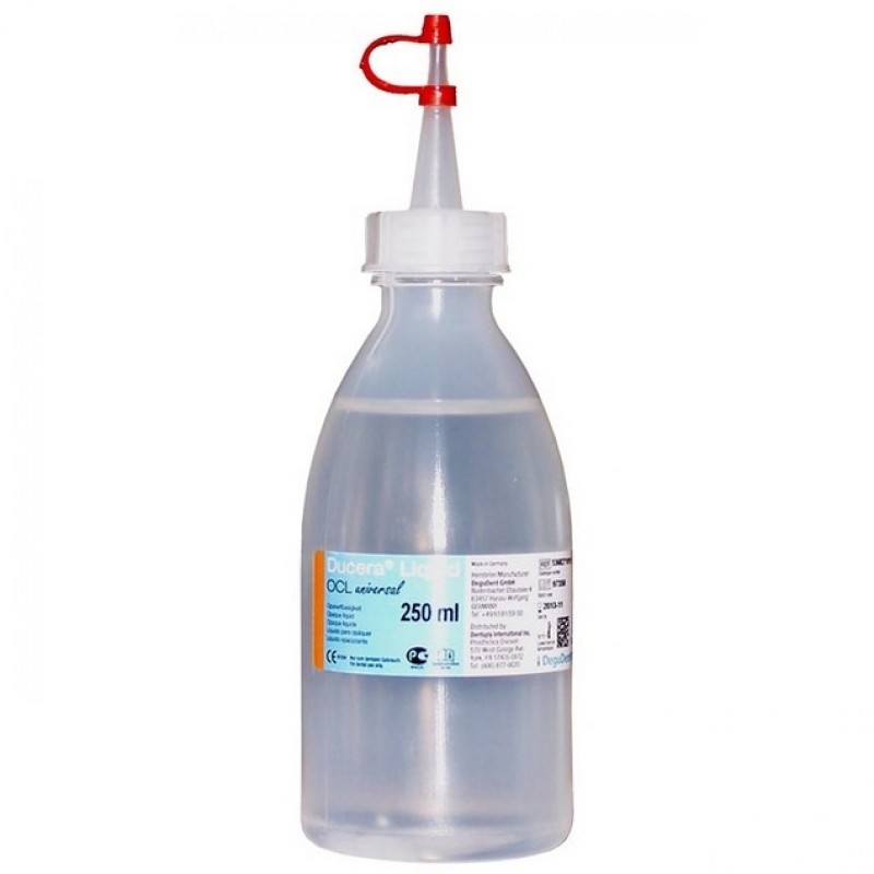 Жидкость моделировочная для разведения порошкового опака Ducera Liquid OCL Universal (250 мл) Жидкость моделировочная для разведения порошкового опака Ducera Liquid OCL Universal (250 мл)