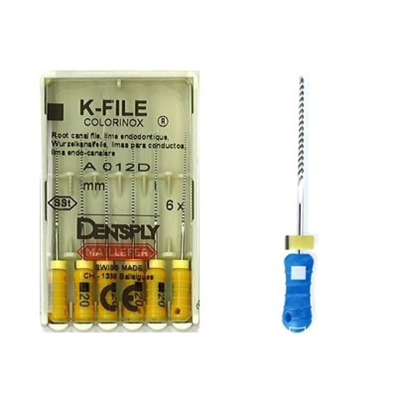Файлы K-Reamer Colorinox (6 шт.) Файлы K-Reamer Colorinox (6 шт.)