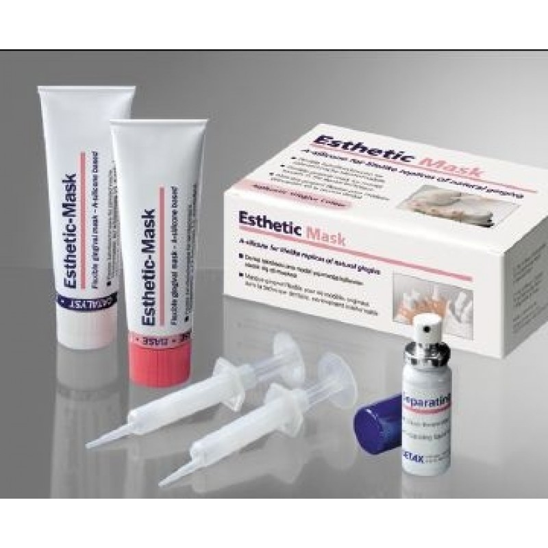 Силикон для десневых масок Esthetic Mask (набор, 2 шт. по 50 мл) Силикон для десневых масок Esthetic Mask (набор, 2 шт. по 50 мл)
