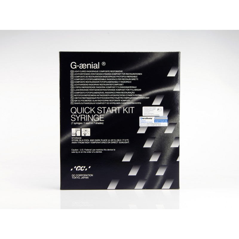 Светоотверждаемый композит реставрационный G-aenial Quick Start kit (набор) Светоотверждаемый композит реставрационный G-aenial Quick Start kit (набор)