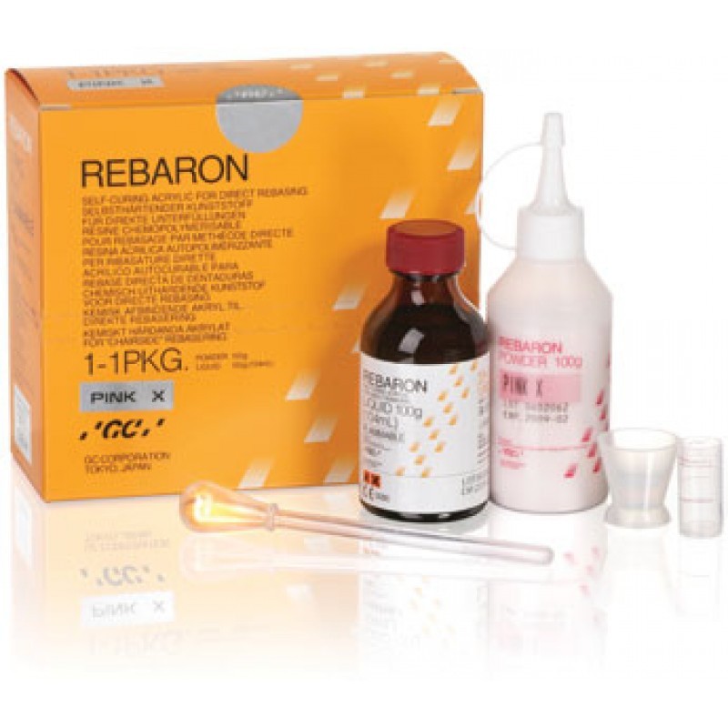 Материал для жесткой перебазировки GC Rebaron 1-1 PKG (набор) Материал для жесткой перебазировки GC Rebaron 1-1 PKG (набор)