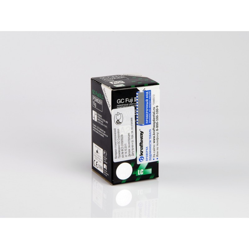 Цемент светоотверждаемый стеклоиономерный GC Fuji II LC (порошок 15 г) Цемент светоотверждаемый стеклоиономерный GC Fuji II LC (порошок 15 г)