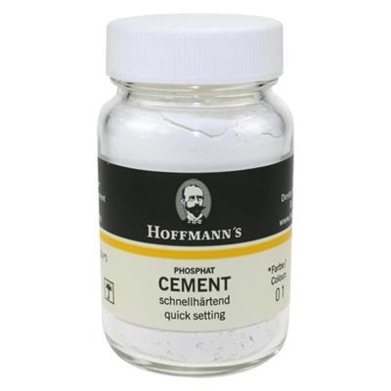 Цемент цинк-фосфатный быстрого отверждения Hoffmann's Phosphate Cement Quick (порошок 100 г) Цемент цинк-фосфатный быстрого отверждения Hoffmann's Phosphate Cement Quick (порошок 100 г)