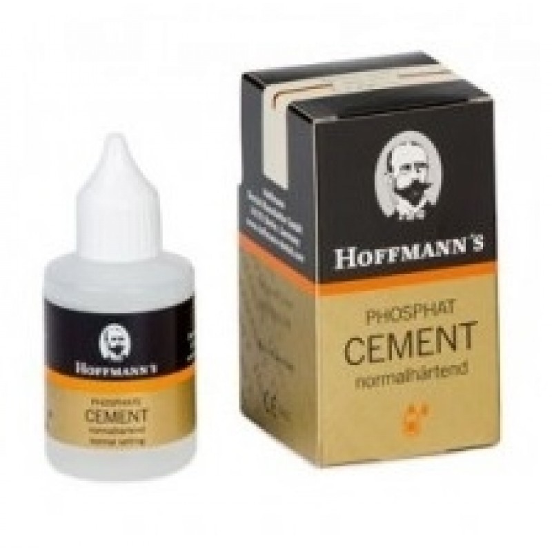 Цемент цинк-фосфатный нормального отверждения Hoffmann's Phosphate Cement Normal (фиксирующая жидкость 40 мл) Цемент цинк-фосфатный нормального отверждения Hoffmann's Phosphate Cement Normal (фиксирующая жидкость 40 мл)
