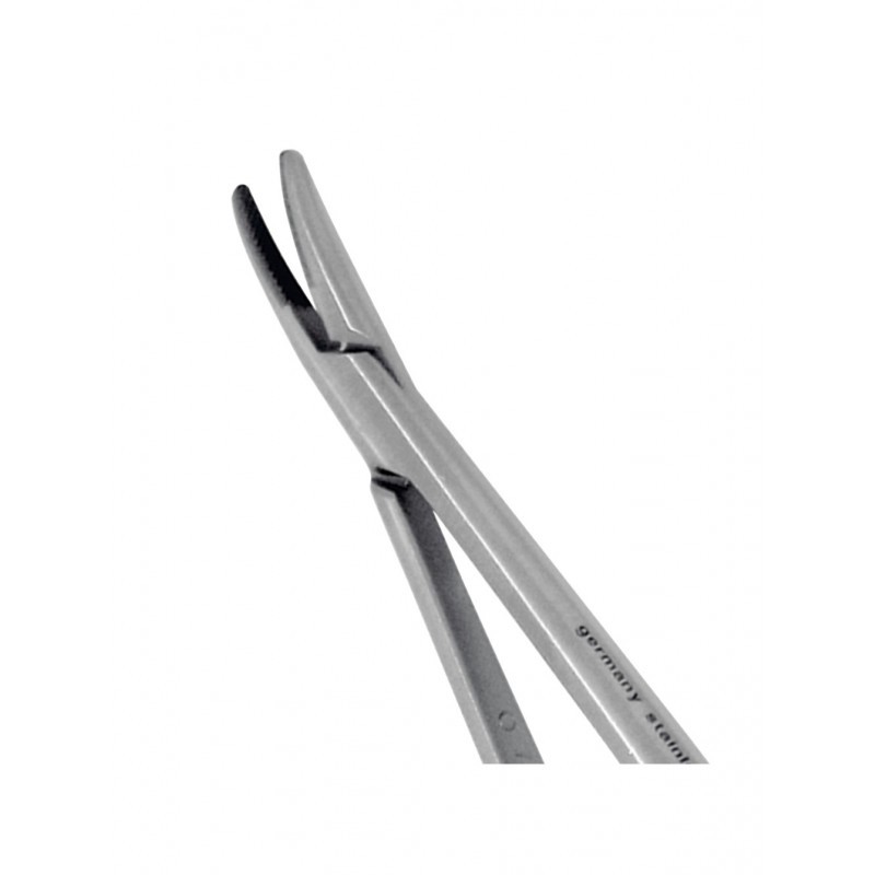 Иглодержатель изогнутый Castroviejo Perma Sharp NH5024RC (18 см) Иглодержатель изогнутый Castroviejo Perma Sharp NH5024RC (18 см)