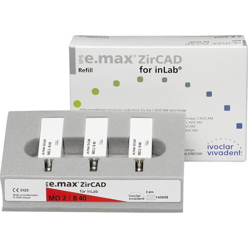 Блок из оксида циркония IPS e.max ZirCAD for inLab (1 шт.) Блок из оксида циркония IPS e.max ZirCAD for inLab (1 шт.)