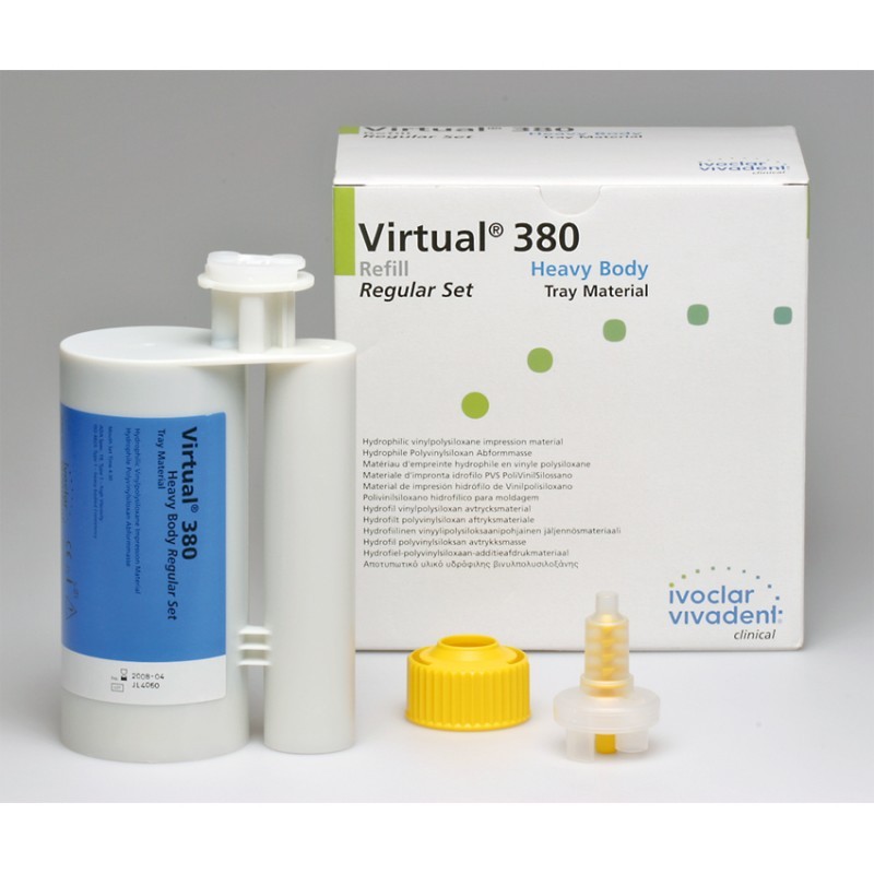 Материал оттискной поливинилоксановый Virtual 380 Refill (набор) Материал оттискной поливинилоксановый Virtual 380 Refill (набор)