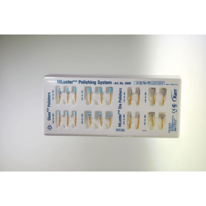 Полиры для композитов HiLusterPLUS Polishing Assorted Kit (набор) Полиры для композитов HiLusterPLUS Polishing Assorted Kit (набор)