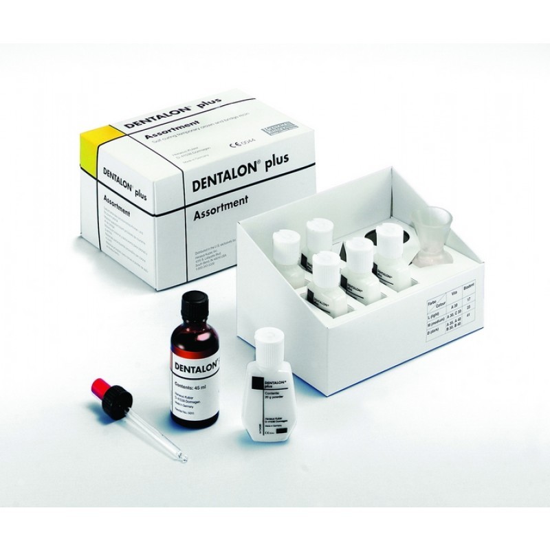 Жидкость для замешивания пластмассы Dentalon Plus Assortiment (набор) Жидкость для замешивания пластмассы Dentalon Plus Assortiment (набор)