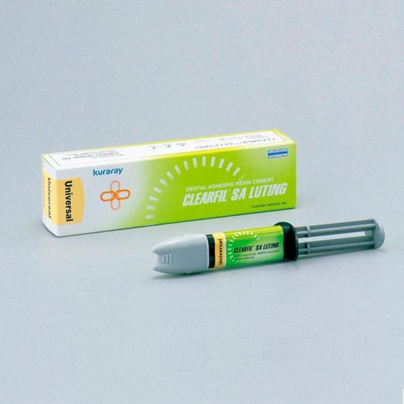 Цемент самоадгезивный двойного отверждения для фиксации Clearfil SA Luting (2,5 мл + 2,5 мл) Цемент самоадгезивный двойного отверждения для фиксации Clearfil SA Luting (2,5 мл + 2,5 мл)