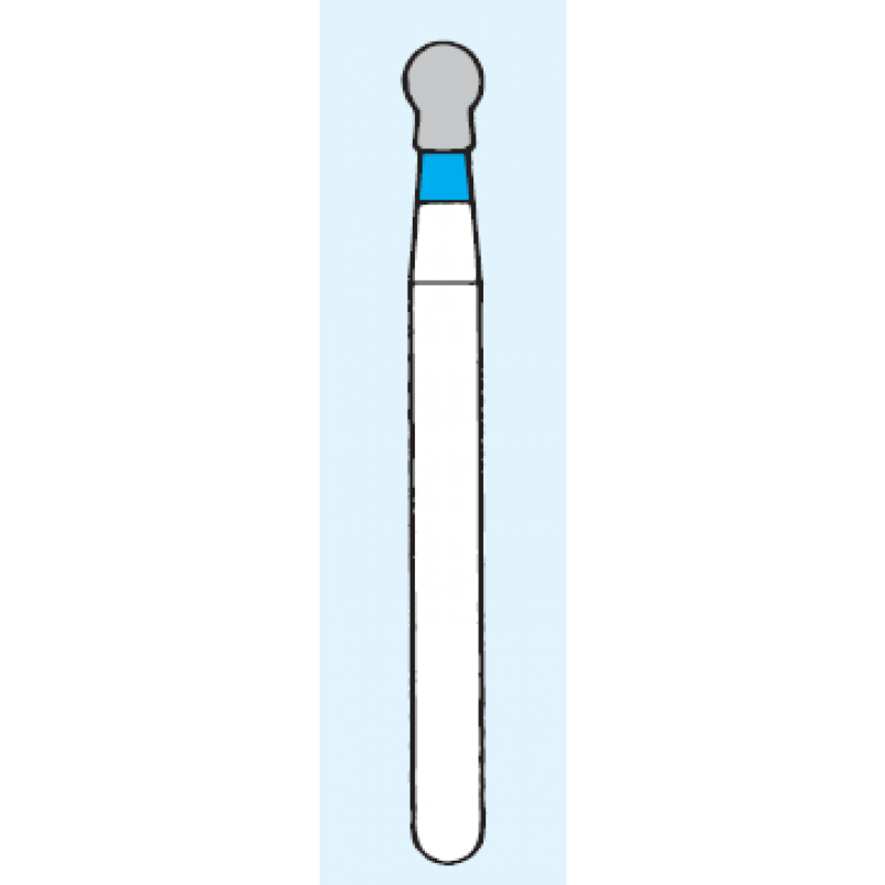 Стоматологический бор алмазный шарообразной формы BC (5 шт.) Стоматологический бор алмазный шарообразной формы BC (5 шт.)