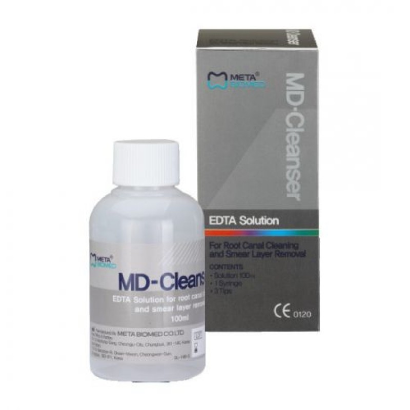 Жидкость для обработки и очистки корневых каналов на основе 17 % EDTA MD-Cleanser (100 мл) Жидкость для обработки и очистки корневых каналов на основе 17 % EDTA MD-Cleanser (100 мл)