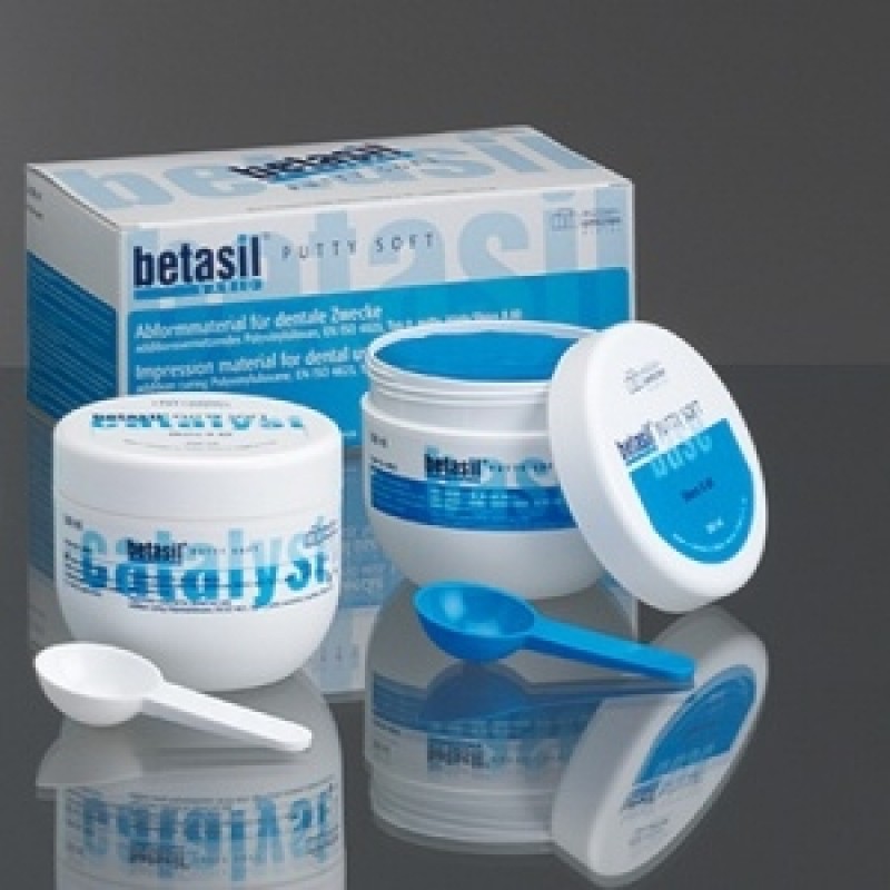 Слепочная масса А-силиконовая Betasil Putty Soft A60 (набор) Слепочная масса А-силиконовая Betasil Putty Soft A60 (набор)