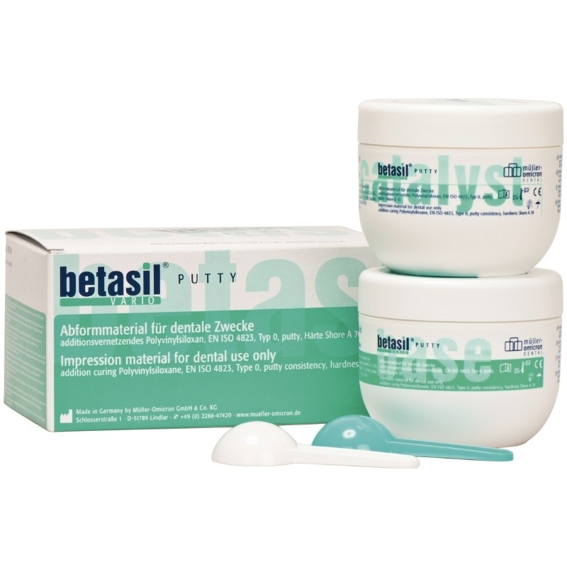 Слепочная масса А-силиконовая Betasil putty А70 (базовый слой 300 мл+300 мл) Слепочная масса А-силиконовая Betasil putty А70 (базовый слой 300 мл+300 мл)