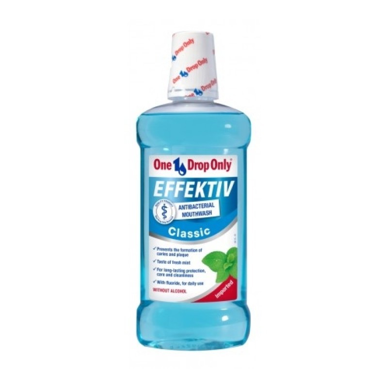 Ополаскиватель для полости рта One Drop Only Effective Classic (500 мл) Ополаскиватель для полости рта One Drop Only Effective Classic (500 мл)
