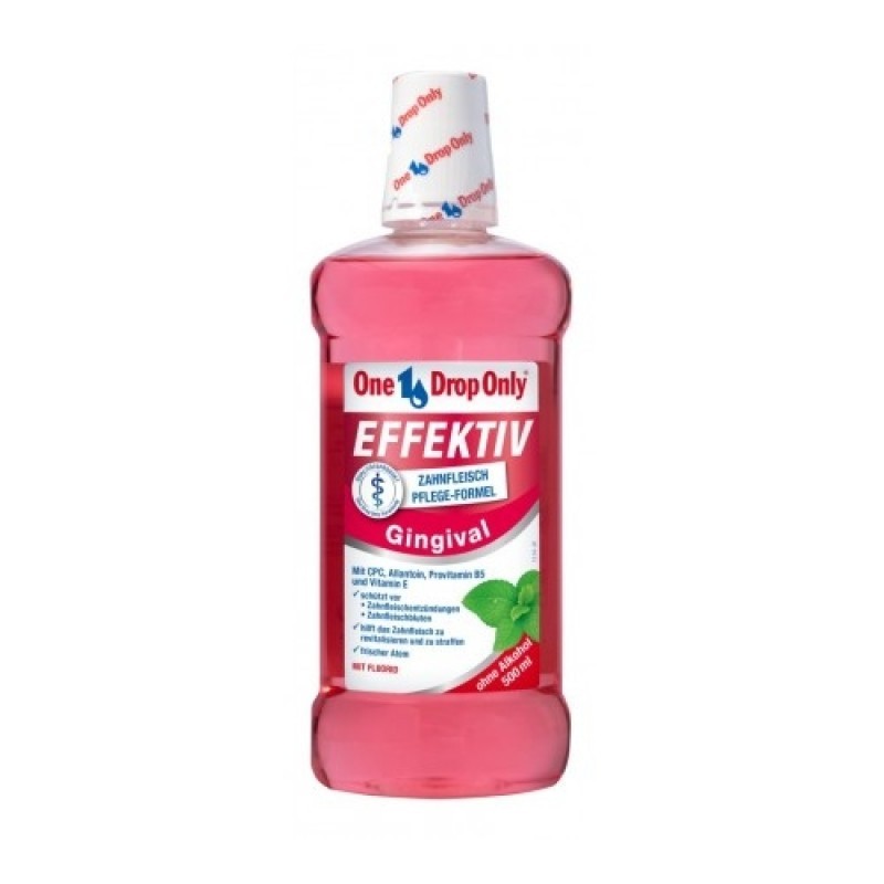 Ополаскиватель для полости рта One Drop Only Effective Gingival (500 мл) Ополаскиватель для полости рта One Drop Only Effective Gingival (500 мл)