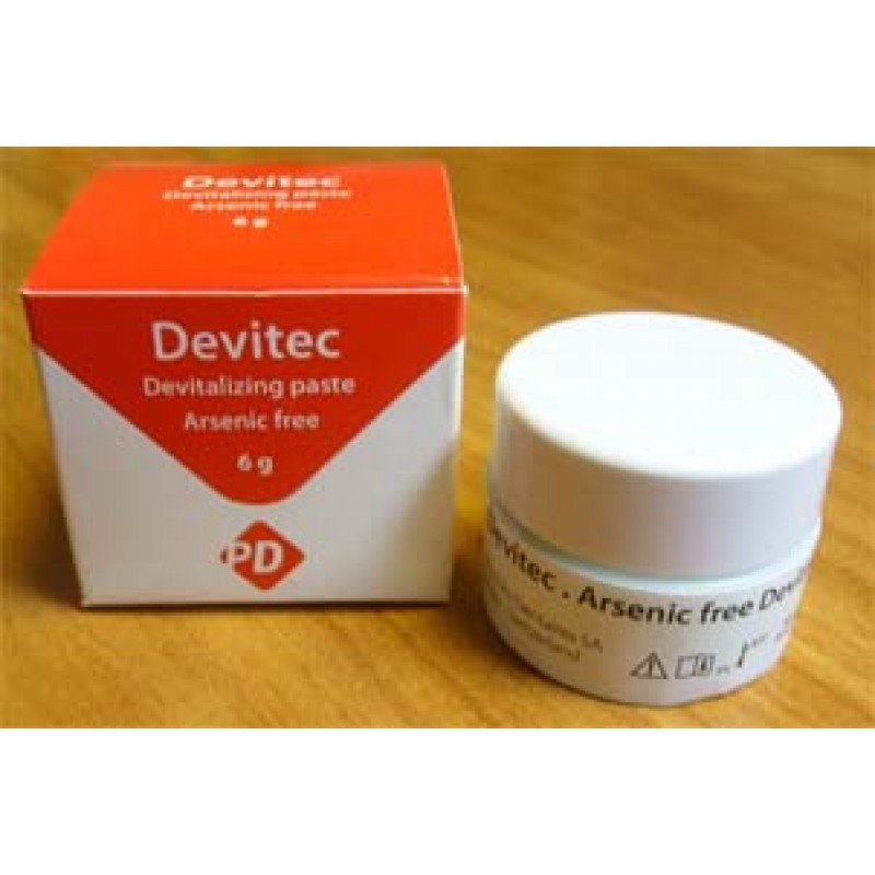 Паста для девитализации пульпы Devitec (6 г) Паста для девитализации пульпы Devitec (6 г)