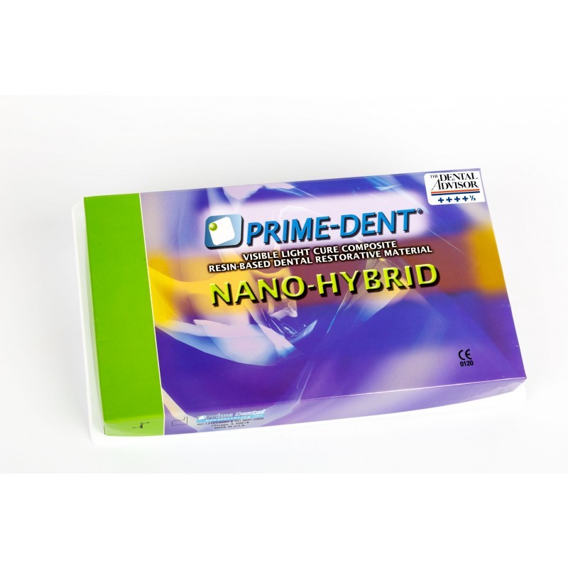 Материал композитный наногибридный Prime-Dent Nano-Hybrid (7 шприцев по 4,5 г) Материал композитный наногибридный Prime-Dent Nano-Hybrid (7 шприцев по 4,5 г)