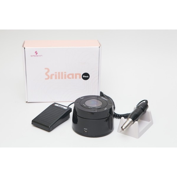 Brillian (Black) - аппарат для маникюра c педалью, 30000 об/мин Brillian (Black) - аппарат для маникюра c педалью, 30000 об/мин