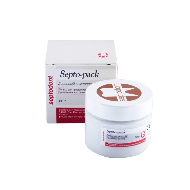 Компресс десенный плотный Septo-pack (60 г) Компресс десенный плотный Septo-pack (60 г)