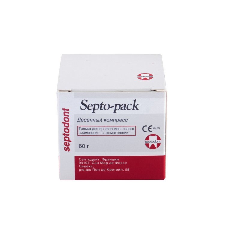 Компресс десенный плотный Septo-pack (60 г) Компресс десенный плотный Septo-pack (60 г)