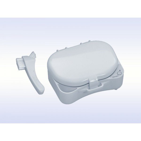 Denture Spa - ванночка для чистки съемных протезов c батареей и адаптером Denture Spa - ванночка для чистки съемных протезов c батареей и адаптером