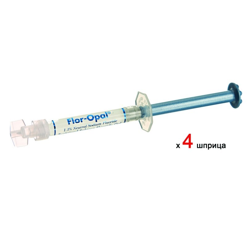 Гель реминерализующий Flor-Opal (4 шприца по 1,2 мл) Гель реминерализующий Flor-Opal (4 шприца по 1,2 мл)