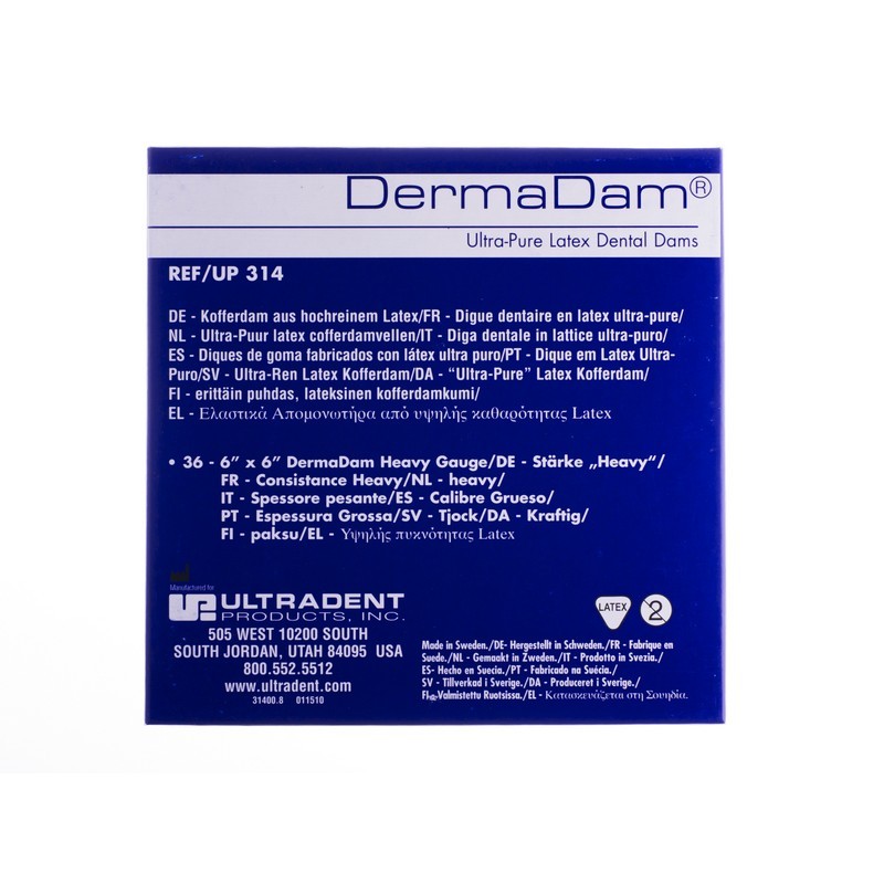 Коффердам латексный без содержания талька DermaDam (36 шт.) Коффердам латексный без содержания талька DermaDam (36 шт.)