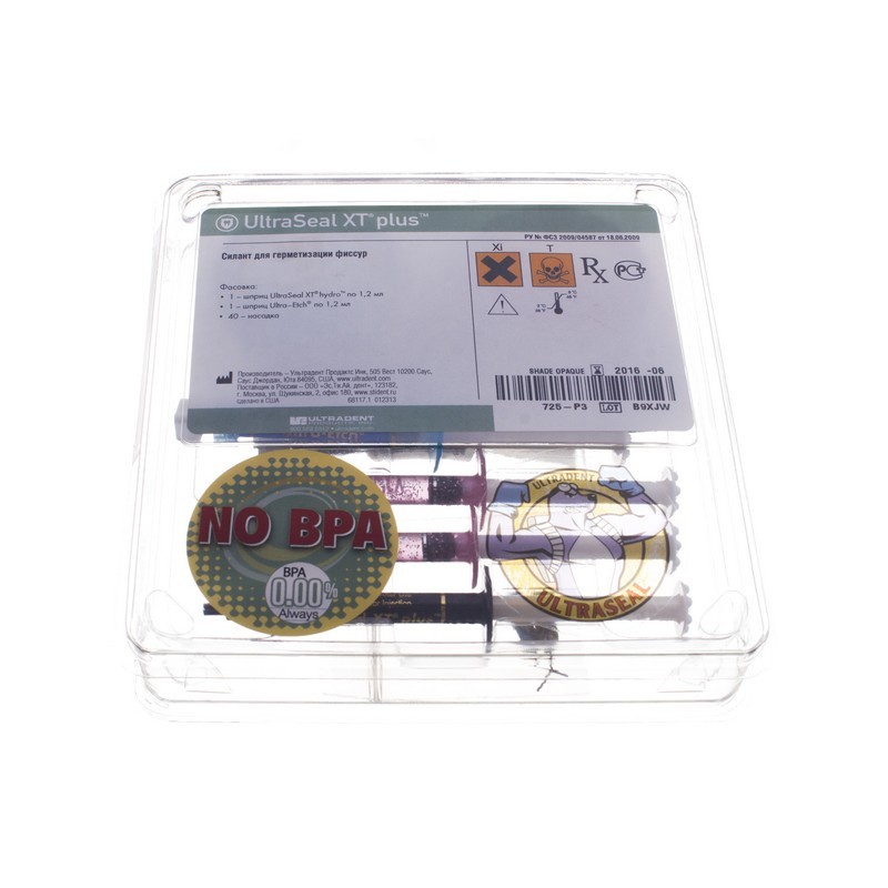 Материал для герметизации ямок и фиссур UltraSeal XT Plus Clear Kit (набор) Материал для герметизации ямок и фиссур UltraSeal XT Plus Clear Kit (набор)