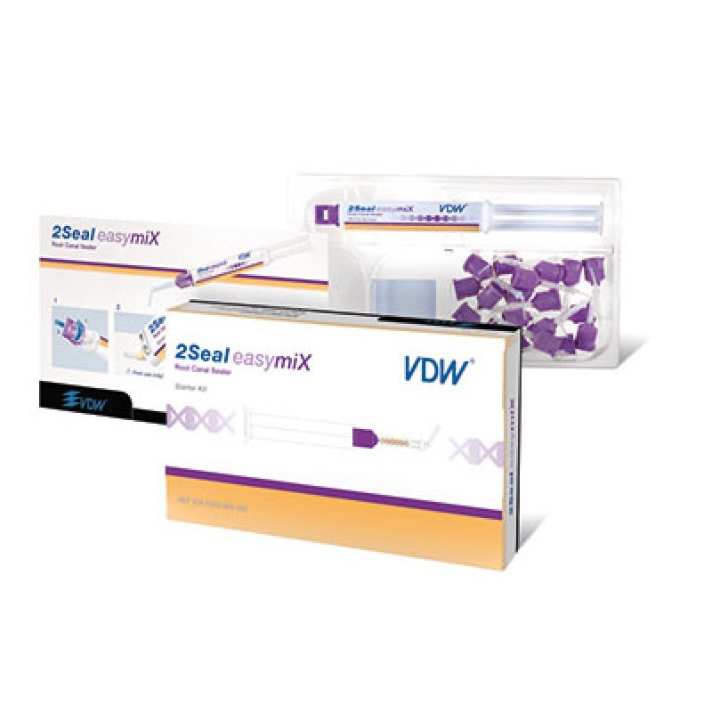 Силер для каналов на основе эпоксидно-аминовой смолы 2Seal easymiX Starter Kit (стартовый набор) Силер для каналов на основе эпоксидно-аминовой смолы 2Seal easymiX Starter Kit (стартовый набор)