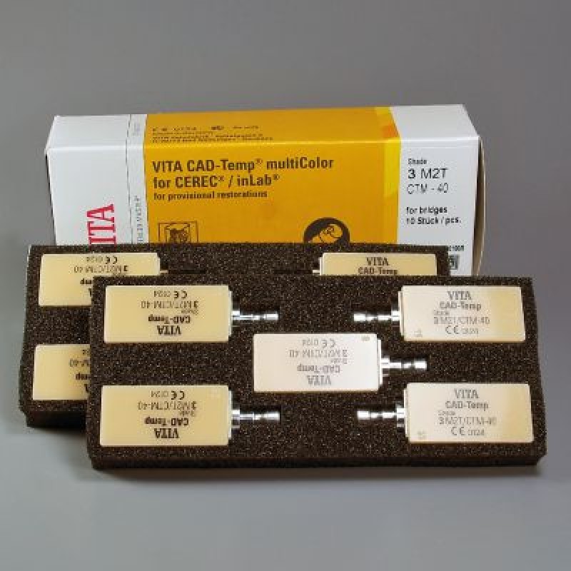 Блоки ПММА для Cerec VITA CAD-Temp CTM-40 (2 шт.) Блоки ПММА для Cerec VITA CAD-Temp CTM-40 (2 шт.)