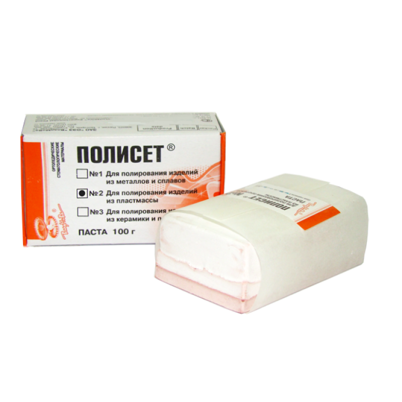 Паста для полирования стоматологических изделий Полисет (100 г) Паста для полирования стоматологических изделий Полисет (100 г)