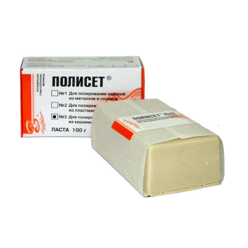 Паста для полирования стоматологических изделий Полисет (100 г) Паста для полирования стоматологических изделий Полисет (100 г)