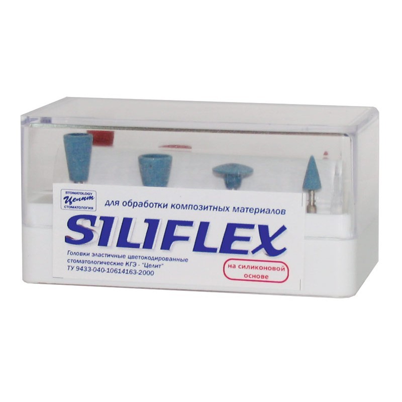 Набор полиров для композитов Siliflex (8 шт.) Набор полиров для композитов Siliflex (8 шт.)