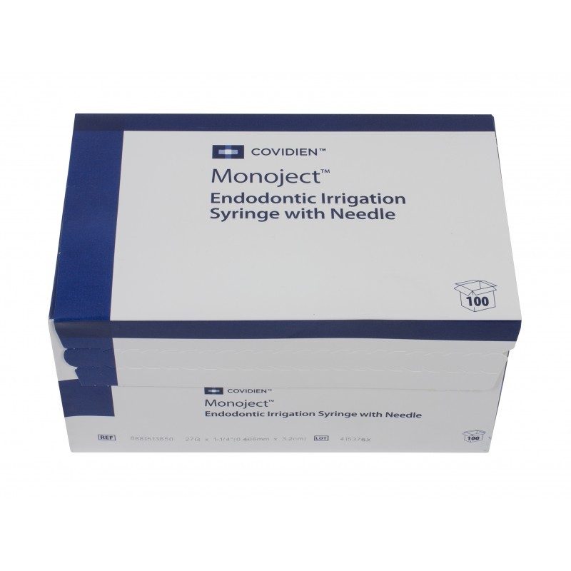 Эндодонтический шприц с иглой Monoject (100 шт.) Эндодонтический шприц с иглой Monoject (100 шт.)