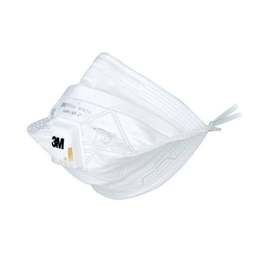 Респиратор полумаска 3М Vflex 9161V с клапаном (1шт), класс защиты FFP1 NR D (до 4 ПДК) Респиратор полумаска 3М Vflex 9161V с клапаном (1шт), класс защиты FFP1 NR D (до 4 ПДК)