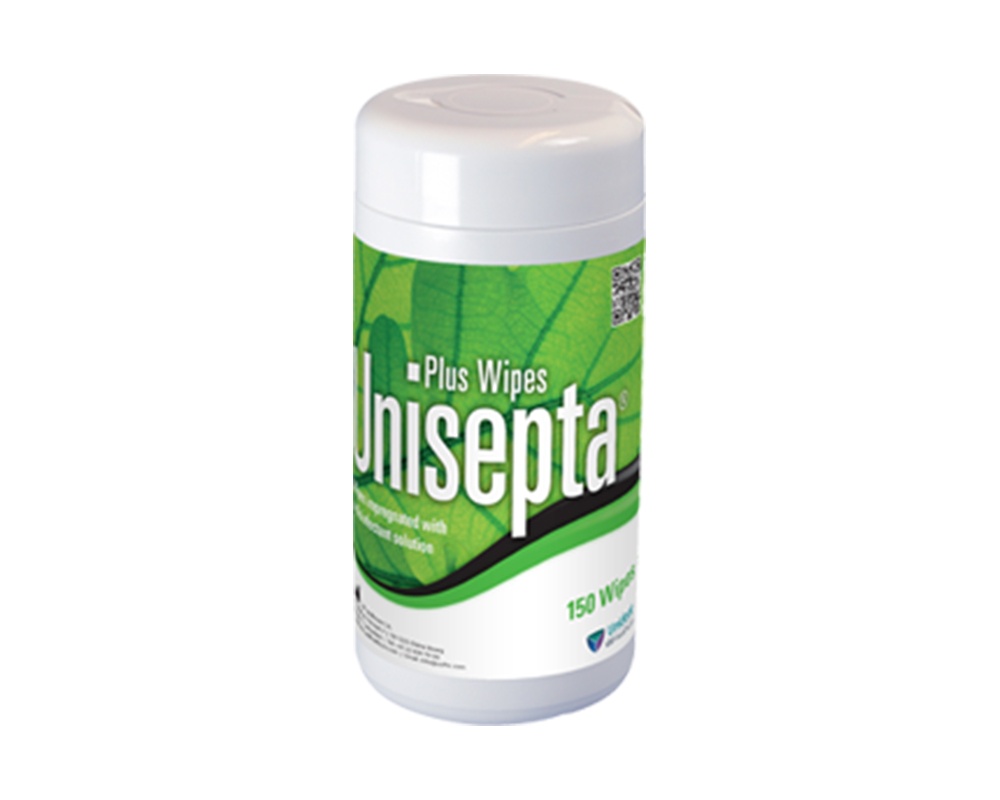Салфетки дезинфицирующие - UNISEPTA PLUS WIPES Салфетки дезинфицирующие - UNISEPTA PLUS WIPES
