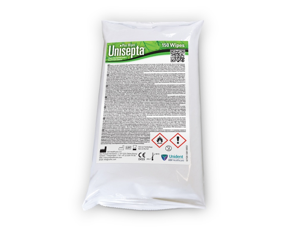 Дезинфицирующие салфетки - UNISEPTA PLUS WIPES Дезинфицирующие салфетки - UNISEPTA PLUS WIPES