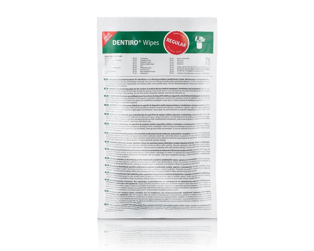 Салфетки дезинфицирующие - DENTIRO® Wipes (Запасной блок) Салфетки дезинфицирующие - DENTIRO® Wipes (Запасной блок)