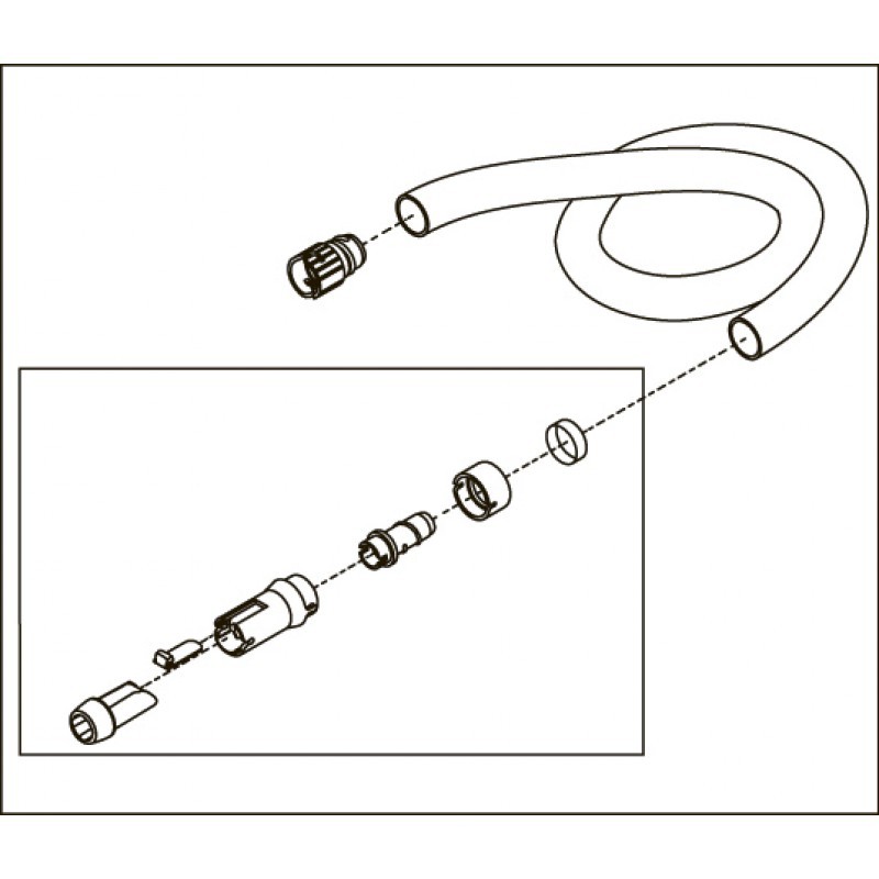 Шланг слюноотсоса SALIVA EJECTING TUBE Шланг слюноотсоса SALIVA EJECTING TUBE