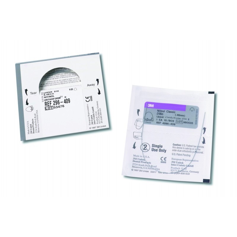 Дуга нитиноловая классическая Unitek Nitinol Classic Archwire Дуга нитиноловая классическая Unitek Nitinol Classic Archwire