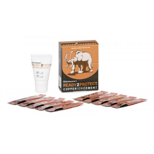 Цемент бактерицидный с ионами меди для имплантатов Hoffmann's Ready2Protect (10 шт. по 1 г+ 5 мл)