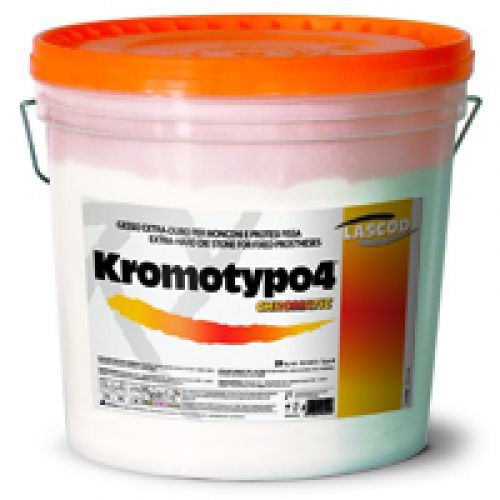 Супергипс 4 класса с цветовой индикацией фаз (желтый-розовый-желтый, Kromotypo 4, 6 кг)