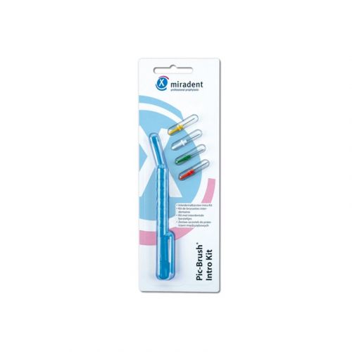 Ёршики для очистки межзубного пространства Pic-Brush Intro Kit (4 шт. с держателем)