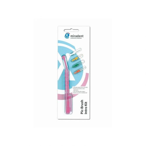 Ёршики для очистки межзубного пространства Pic-Brush Intro Kit (4 шт. с держателем)