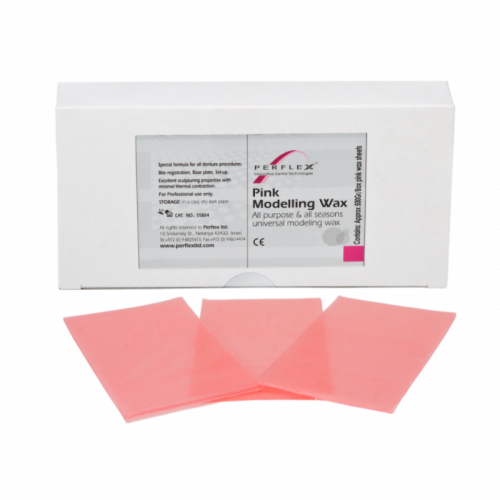 Воск розовый Pink modeling wax для моделирования (500 г)