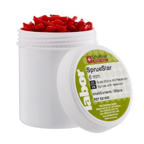Литники восковые грушевидные для литья драгоценных металлов SprueStar