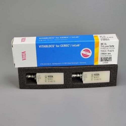 Блоки из полевошпатной керамики VITABLOCS TriLuxe forte TF 40/19 (2 шт.)