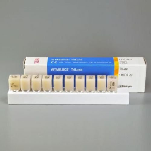 Блоки из полевошпатной керамики VITABLOCS TriLuxe TRI-12 (10 шт.)