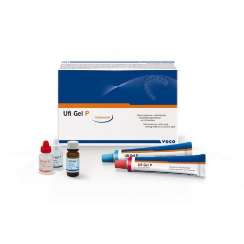 Материал на основе А-силикона для проведения мягкой перебазировки Ufi Gel P (набор)